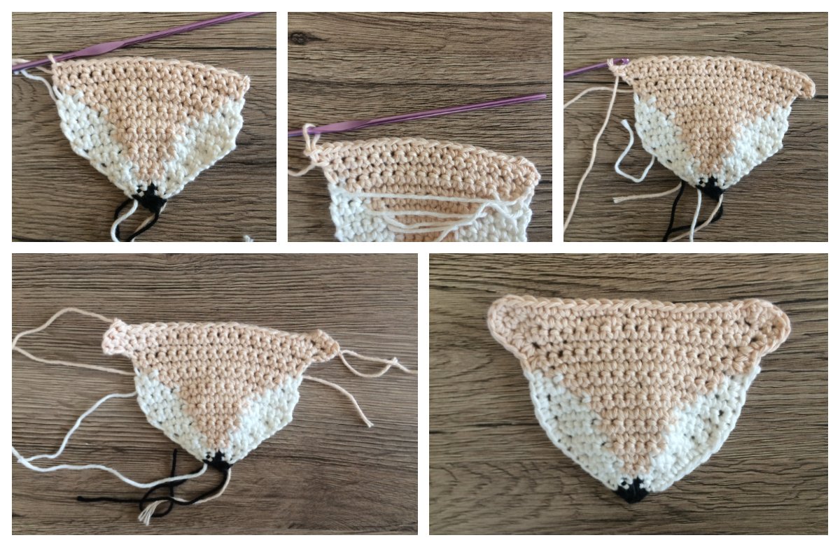 Blog-Inhaltsbild für 'Hirschapplikation, kostenlose Häkelanleitung'